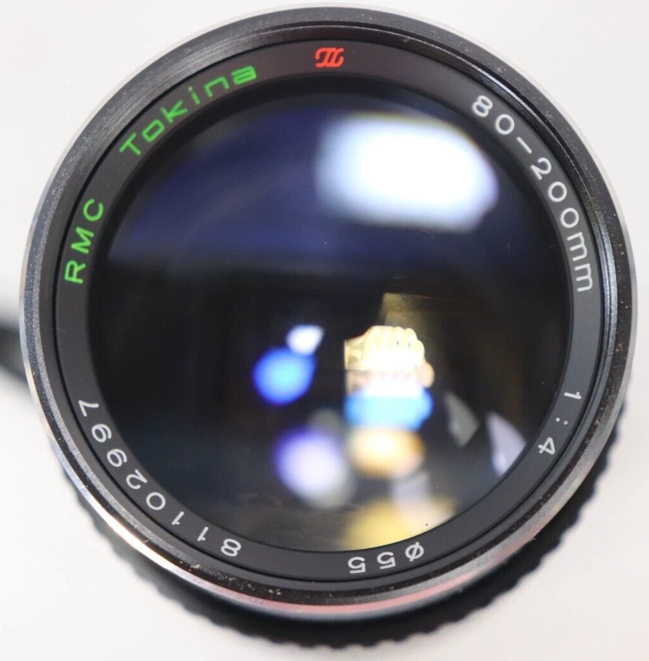RMC Tokina II 80-200mm 1:4 Lens for 35mm film Camera Olympus Mount Japan Nice E9 - Image 1 of 4