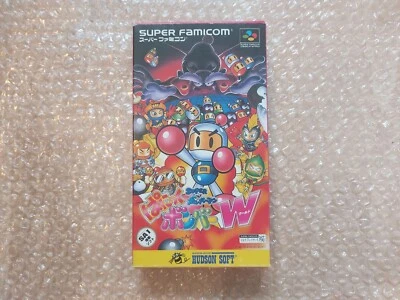 Super Bomberman Panic Bomber World - Nintendo Super Famicom -NTSC J - UK Stock - Image 1 of 4