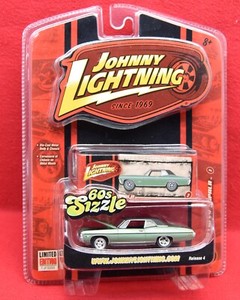 1/64 Johnny Lightning 60s Sizzle '68 Chevy Impala Limited Edition R4 Green 1510