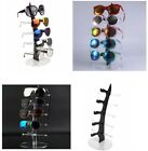 5 Layers Acrylic Clear Eyeglasses Sunglasses Glasses Display Stand Rack Holder