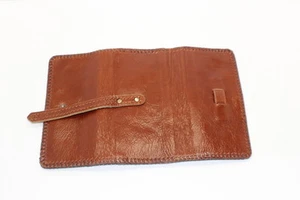 Vintage Liberty Brown Leather Billfold Womans Wallet Clutch Purse Coin Credit - Picture 1 of 2