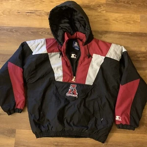 Vintage University of Alabama Crimson Tide Starter Jacket Pullover Hooded Men XL - Picture 1 of 12