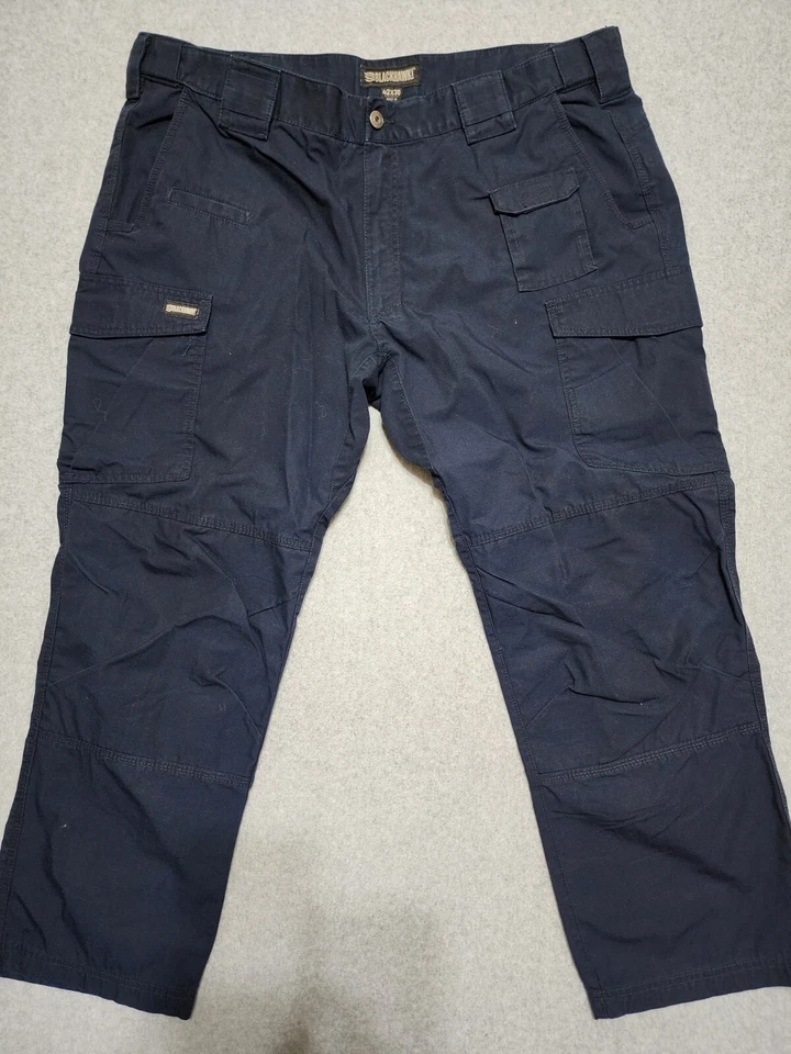 Blackhawk 战术工装口袋裤子防撕裂蓝色宽松版型 42x30 内缝 28 — 第 1/4 张图片