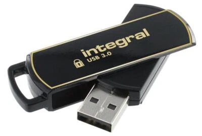 Secure 360 USB 3.0 Flash Drive with Secure Lock II, 8GB - INTEGRAL - Image 1 of 2