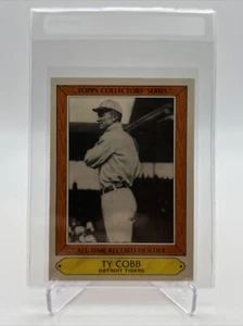 1985 Topps All-Time Record Holder Ty Cobb Baseball Card #8 Mint FREE SHIPPING - Picture 1 of 3