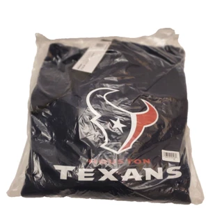 Houston Texans Mens Hoodie XL Standard Drop Tail Striped Sleeve - Picture 1 of 12