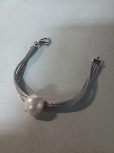 Vintage Sterling Silver 925 Italy Bracelet 7”  - Picture 1 of 15