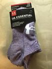 Under Armour  Girls Ua  Essential Socks  Youth  Ylg No Show  6 Pairs