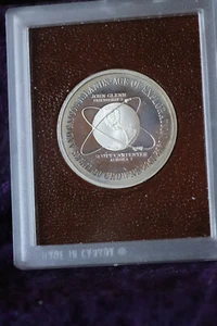 TURKS & CAICOS 1975 AGE OF EXPLORATION 10 CROWNS SILVER PROOF OGP SOME HAZE - Picture 1 of 4