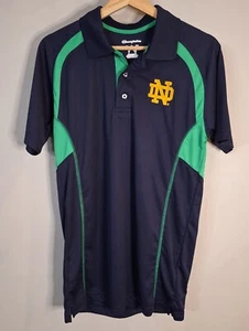 Champion Elite Notre Dame Fighting Irish Men's Short Sleeve Polo Size S - Picture 1 of 10