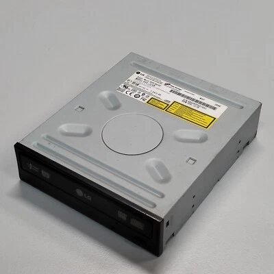 Genuine Hitachi LG GSA-H10N Super Multi CD DVD±RW IDE Disc Drive F/W JL10 Black - Image 1 of 4