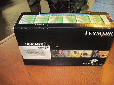 NEW SEAL! GENUINE Lexmark 08A0478 HIGH YIELD Toner Cartridge E320 E322 FREE SHIP - Image 1 of 3