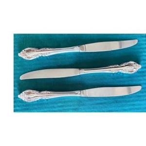 Oneida Community Brahms Glossy Stainless Dinner Knives-Set of 3! - Picture 1 of 3