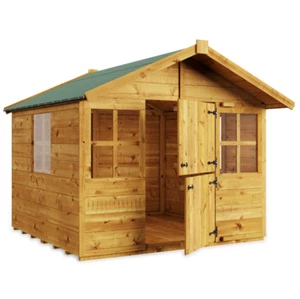 Wooden Kids Playhouse 6x5 Outdoor Garden Children Wendy House Toys Play House - Picture 1 of 27