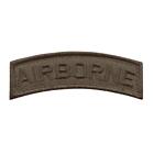 Airborne Shoulder Tab Ranger Green Embroidered Us Army Military Hook Patch