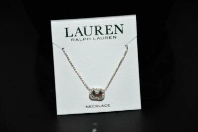 Collar colgante de piedra de cristal Lauren Ralph Lauren #60555349 nuevo con etiquetas Foto 1 de 2