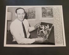 BASKETBALL COACH PHOTO JOHN BENNINGTON MICHIGAN SAN FRANCISCO VINTAGE