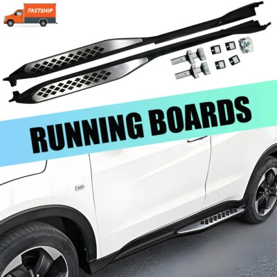 2PCS Running Boards Side Steps Fit for Honda HR-V HRV 2015-2021 Nerf Bar - Image 1 of 4