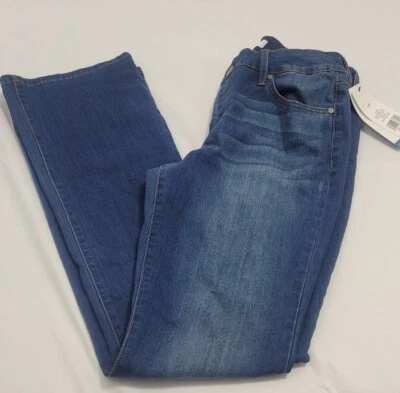 Pantalones de mezclilla para mujer New Directions Bootcut 8R flexibles elásticos elegantes esculpidos nuevos con etiquetas Foto 1 de 4
