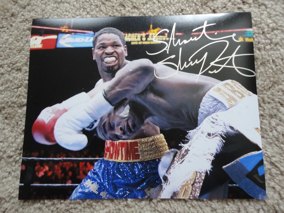 SHAWN "SHOWTIME" PORTER SIGNED BOXING PHOTO COA AUTOGRAPHED WELTERWEIGHT BRONER - Image 1 of 1