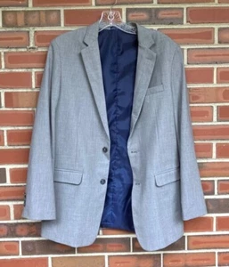 IZOD Light Gray Two Button Blazer Boys Size 20 Regular - Picture 1 of 3