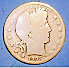 U.S.A ( 1 ) Coin  Barber  Half Dollar  1903  Good    0.9000  Silver