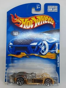 ☆ HOT WHEELS 2001 ROAD ROCKET GOLD 5 SPOKE COLLECTOR #102 F/S - Picture 1 of 3