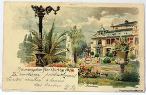 CPA Precurseur PALMENGARTEN FRANKFURT 1899 scan ht def Lae587 - Picture 1 of 1