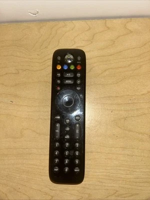 ( Used) • BLACK MICROSOFT XBOX 360 UNIVERSAL MULTIMEDIA MEDIA REMOTE CONTROLLER - Image 1 of 4