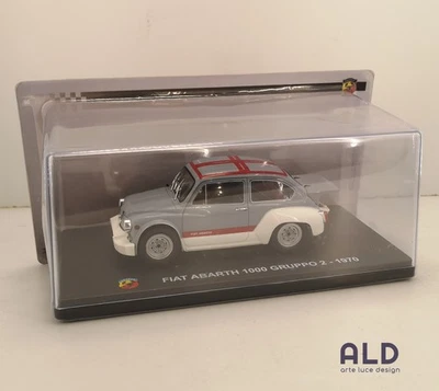 modellino auto scala 1/24 fiat 600 abarth 1000 gruppo 2 del 1970 modellini - Immagine 1 di 4