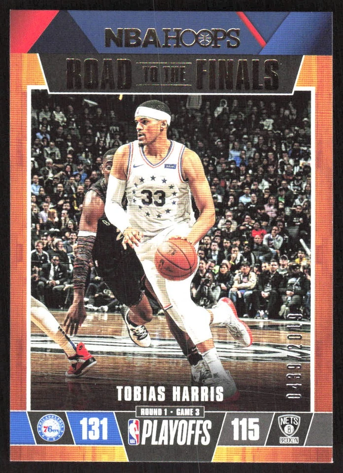 8925F 2019-20 Hoops #17 Tobias Harris Road to the Finals #/2019 - Image 1 of 2