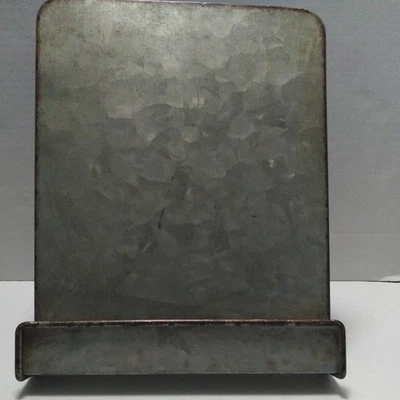 Libro de cocina de metal galvanizado arte independiente soporte caballete 11 x 9 Foto 1 de 4