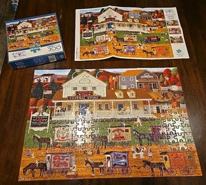 Charles Wysocki Storin' Up 300 große Teile Puzzle gebraucht vollständig Buffalo Games - Bild 1 von 9