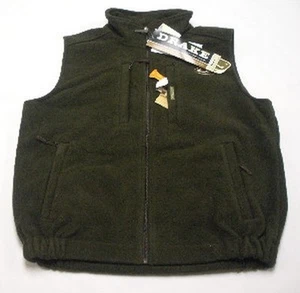 Drake Waterfowl 160 Medium Olive Green Fleece Layering Vest - Picture 1 of 2