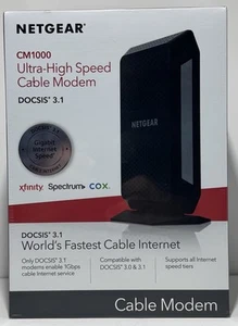 Netgear CM1000 Ultra High Speed Cable Modem DOCSIS 3.1 Gigabit Speed Sealed NIP - Afbeelding 1 van 7