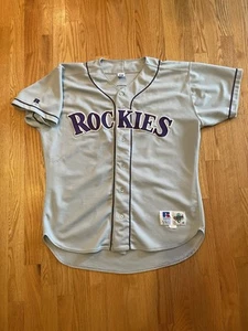 Vintage MLB Colorado Rockies Mike Hampton Trikot Diamond Collection Russell - Bild 1 von 11