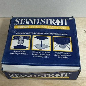 Vtg Stand Strait Straight Super Christmas Tree Stand System RS-107 6-10 Ft Tree - Picture 1 of 6