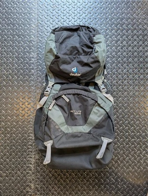 Deuter Act Lite 50+10 Gray Hiking Camping Backpack gray & black - Image 1 of 3