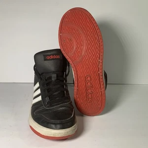 Adidas Schuhe Sneaker Jungen Größe 5 Hoops 2.0 Mid H01063 schwarz Basketball - Bild 1 von 6