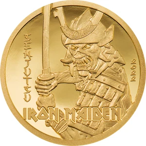 5 $ Dollar Iron Maiden – Senjutsu Cook Islands 0.5 Grams Gold PP 2022 - Picture 1 of 3