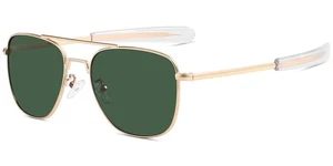 Vintage Military Style Pilot Aviator Sunglasses For Men Women Metal Sun Glass... - Picture 1 of 6