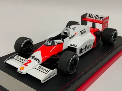 1/18 modelos AB F1 McLaren MP 4/2B de 1985 Prost Car #2 base de cuero AB2-11 Foto 1 de 4