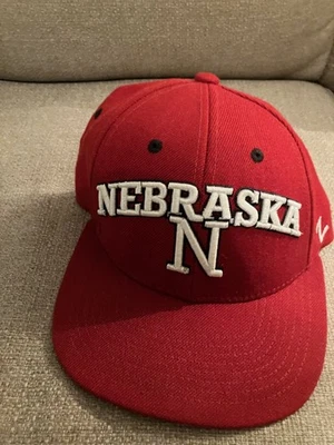Nebraska Cornhuskers Zephyr 3-D N NCAA Baseball Cap Hat Embroidered Snapback - Image 1 of 4