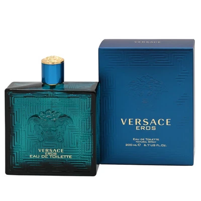 Versace Eros por Gianni Versace 6.7 / 6.8 OZ Colonia EDT para Hombres Nuevo en Caja Foto 1 de 4