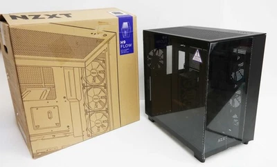 NZXT H9 Flow ATX Mid-Tower PC Case CM-H91FW-01 - Black - Image 1 of 4