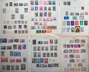 Lot Belgien alte Porto Sammlerstücke Buchrücken Briefmarken gebraucht/MH - Bild 1 von 3