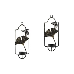 2 PCS Wall Mounted Candle Holder Vintage Candlestick Decorative on The - Picture 1 of 6
