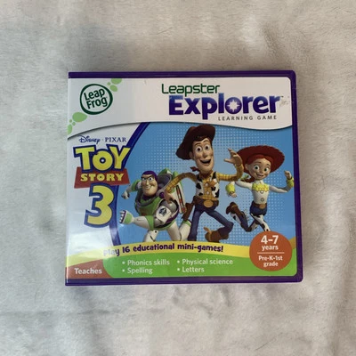 Leap Frog Leapster Explorer Learning Game Disney Toy Story 3 Game - Image 1 of 4