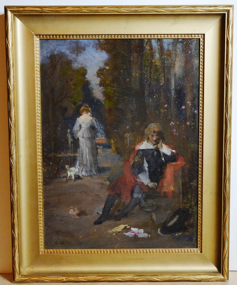 Eduard Veith um 1900 signiert, Wien Künstlerhaus Mähren Berlin Klagenfurt Prag - Bild 1 von 3