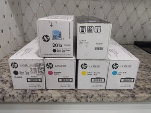 HP 201X Toner 6er Set (2 Schwarz, 2 Cyan, I Gelb, 1 Magenta) 2024 - Bild 1 von 8